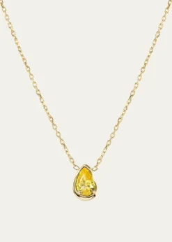 AaryahBB Thelma Yellow Sapphire Necklace