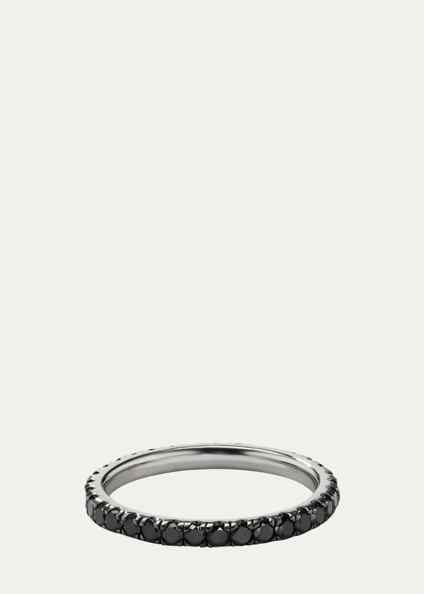 AaryahPlatinum and Black Rhodium Diamond Nero Ring