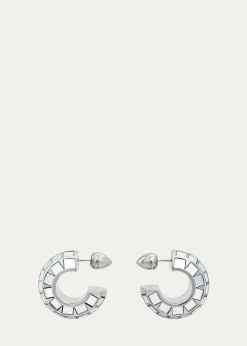 ALAIADisco Crystal Small Hoop Earrings