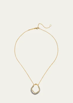 Alexis BittarSolanales Gold Crystal Orbit Necklace