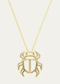 AliitaBeetle Necklace in 9k Gold