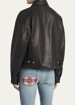AmiriMen's MA Quad Leather Work Jacket