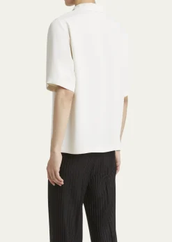AmiriMen's Brushed Polyester Camp Shirt