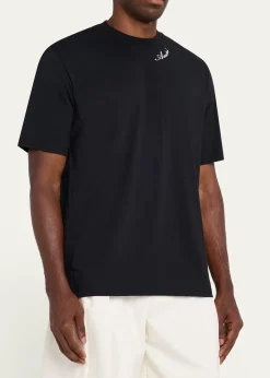 AmiriMen's Cotton and Modal Logo-Crewneck T-Shirt