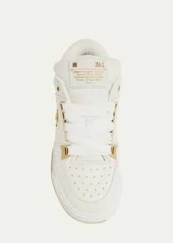 AmiriMen's MA-1 Leather High-Top Sneakers