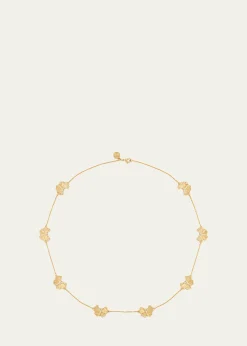 Anabel Aram JewelryButterfly Gold Station Necklace
