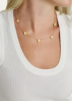 Anabel Aram JewelryButterfly Coin Stationary Necklace