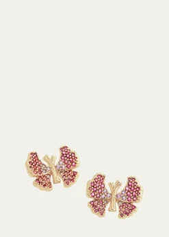 Anabel Aram JewelryCubic Zirconia Butterfly Stud Earrings