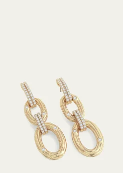 Anabel Aram JewelryCubic Zirconia Enchanted Forest Chain Earrings