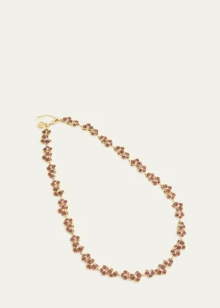 Anabel Aram JewelryCubic Zirconia Orchid Necklace