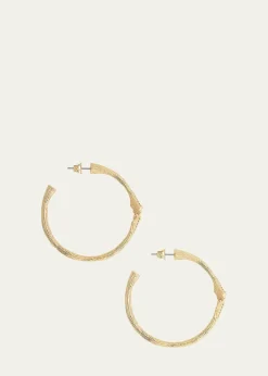 Anabel Aram JewelryGinkgo Hoop Earrings