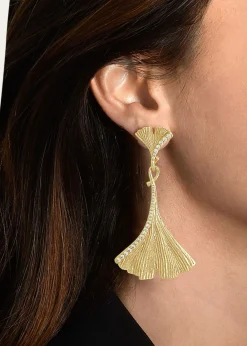 Anabel Aram JewelryGinkgo Large Drop Earrings