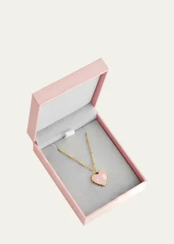 Anabel Aram JewelryHeart Stone Pendant Necklace