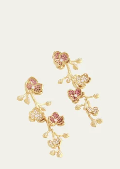 Anabel Aram JewelryOrchid Pave Dangle Earrings