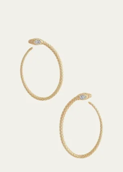 Anabel Aram JewelrySerpent Hoop Earrings