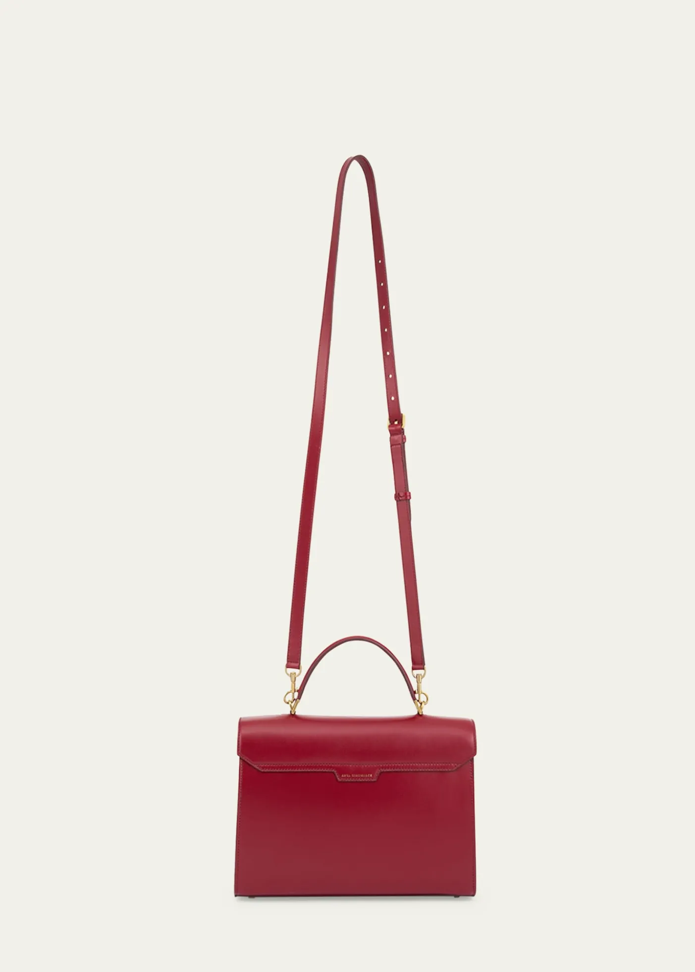 Anya HindmarchMortimer Shiny Leather Top-Handle Bag