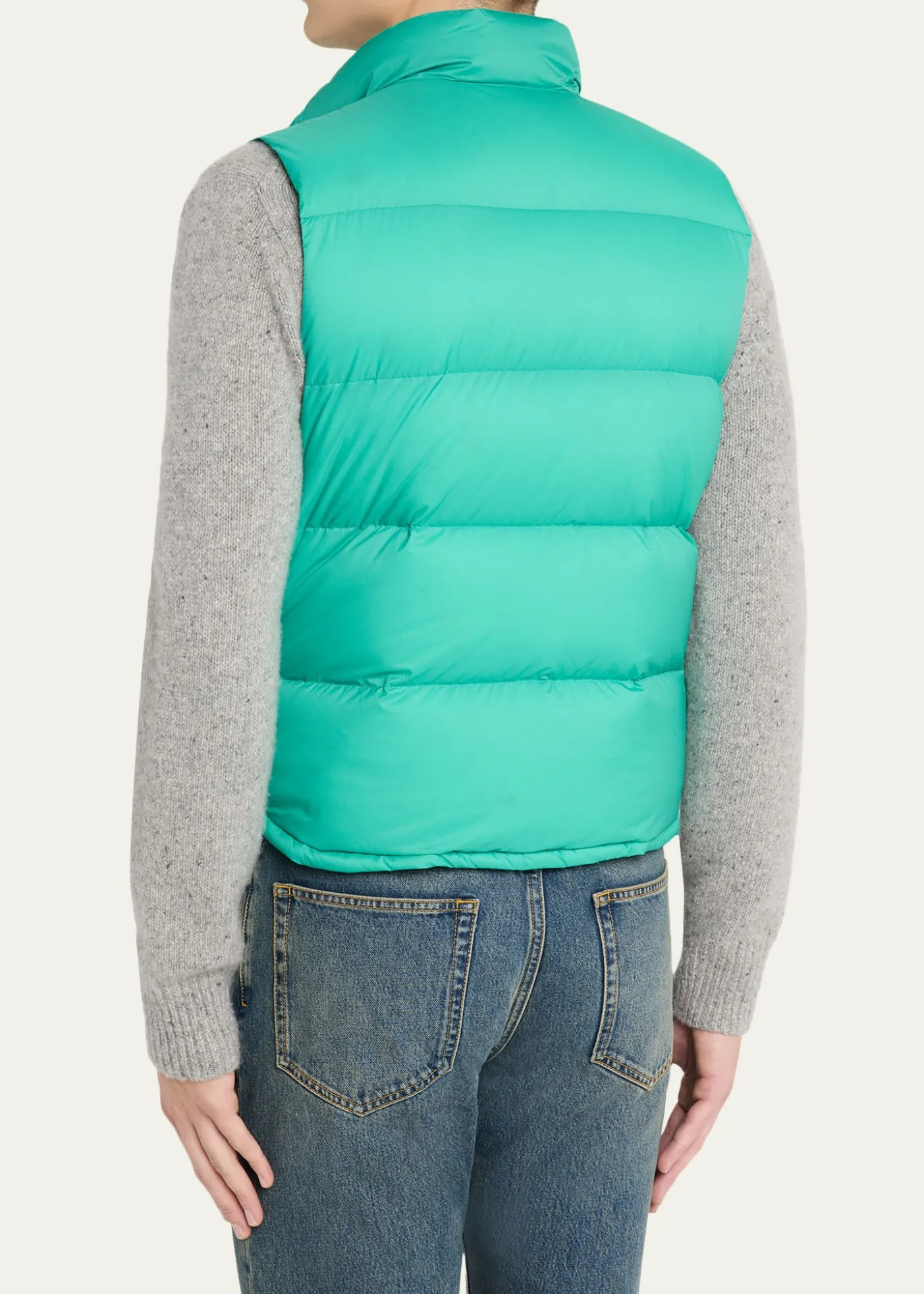 AURALEEMen's Nylon Ripstop Puffer Vest