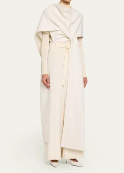 BalenciagaCashmere Scarf Coat