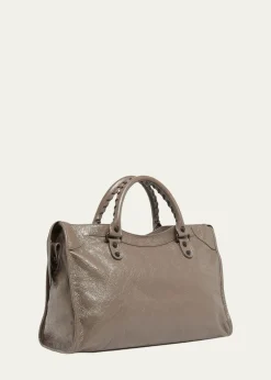 BalenciagaLe City Lambskin Leather Tote Bag
