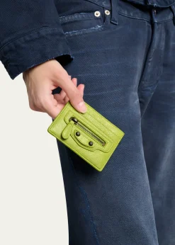 BalenciagaLe City Leather Coin and Card Holder