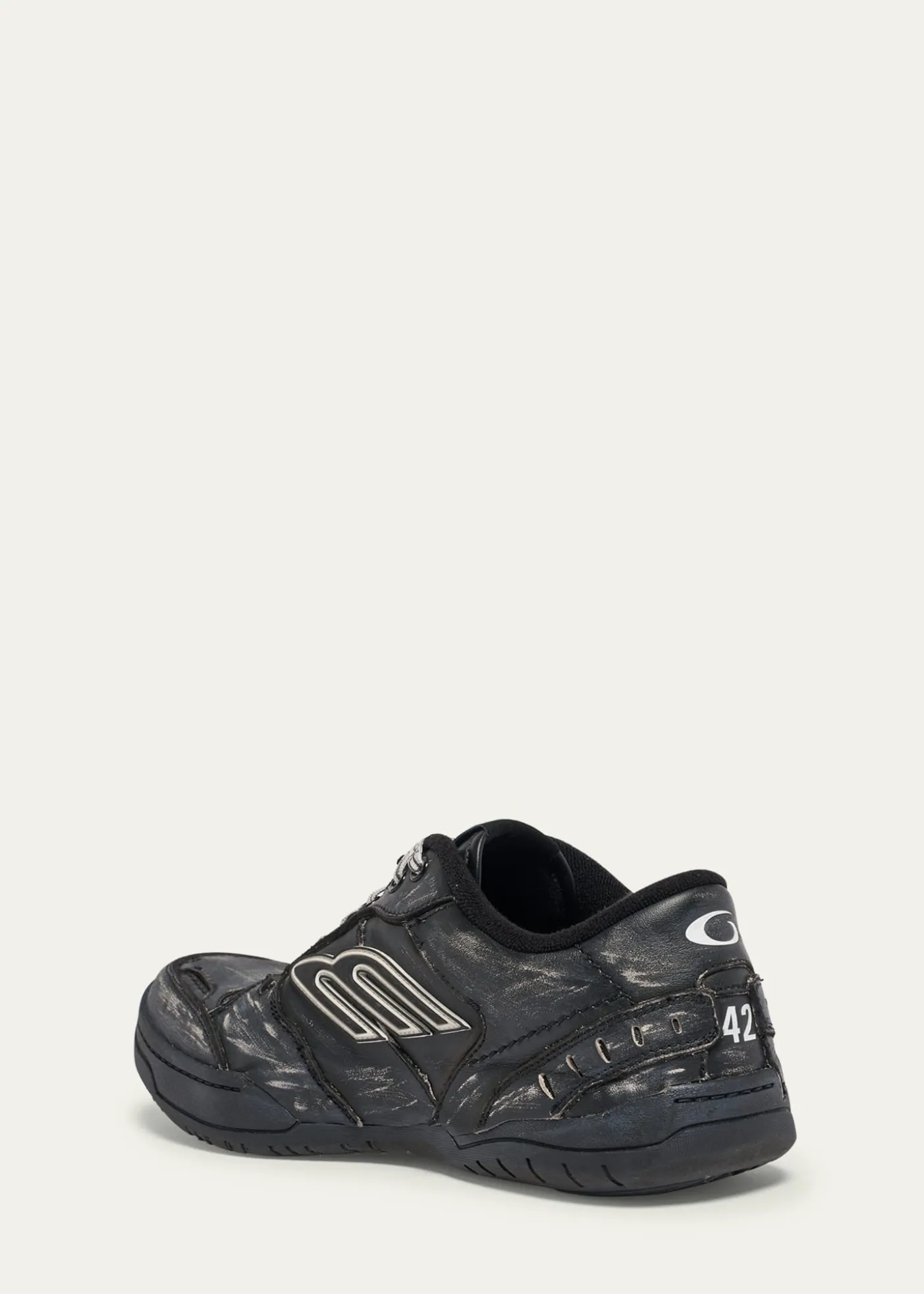 BalenciagaMen's Hamptons Calfskin Low-Top Sneakers