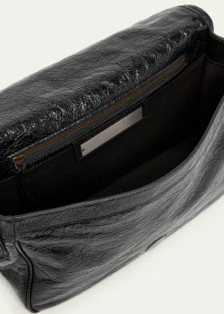 BalenciagaMen's Le City Flap Messenger Bag in Arena Lambskin