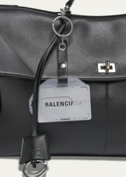 BalenciagaMen's Rodeo Calfskin Portfolio Bag