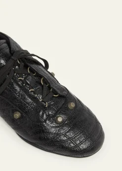 BalenciagaMen's Zen Slim Studded Leather Low-Top Sneakers