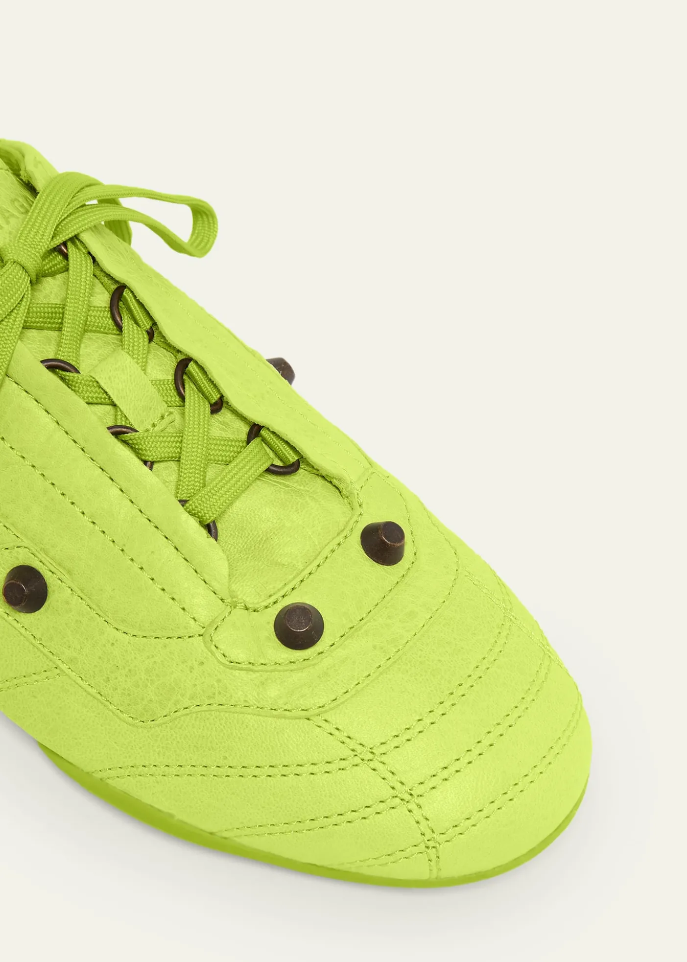 BalenciagaMen's Zen Slim Studded Leather Low-Top Sneakers