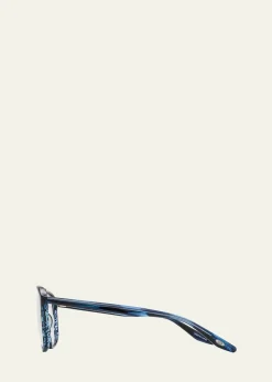 Barton PerreiraMen's Gyalis Acetate Navigator Frames