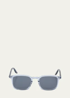 Barton PerreiraMen's Raymond Square Acetate Sunglasses