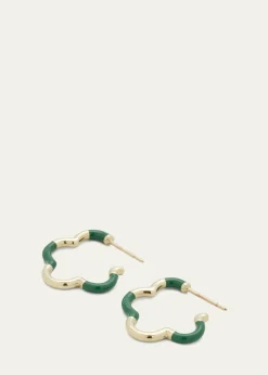 Bea BongiascaEvergreen Enamel Mini Earrings