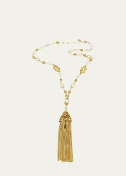 Ben-AmunChain Tassel Pendant Necklace