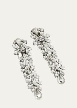 Ben-AmunLarge Crystal Drop Earrings