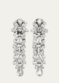 Ben-AmunLarge Crystal Drop Earrings