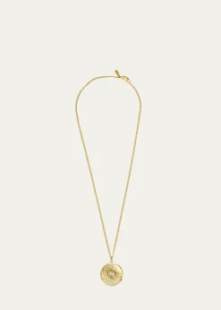 Ben-AmunRound Locket Necklace