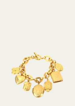 Ben-AmunRoyal Locket Charm Bracelet