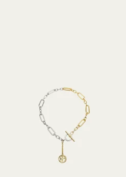 Ben-AmunTwo-Tone Chain Link Necklace