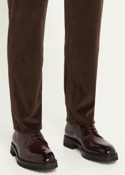 Bergdorf GoodmanMen's Lug-Sole Calfskin Derby Shoes
