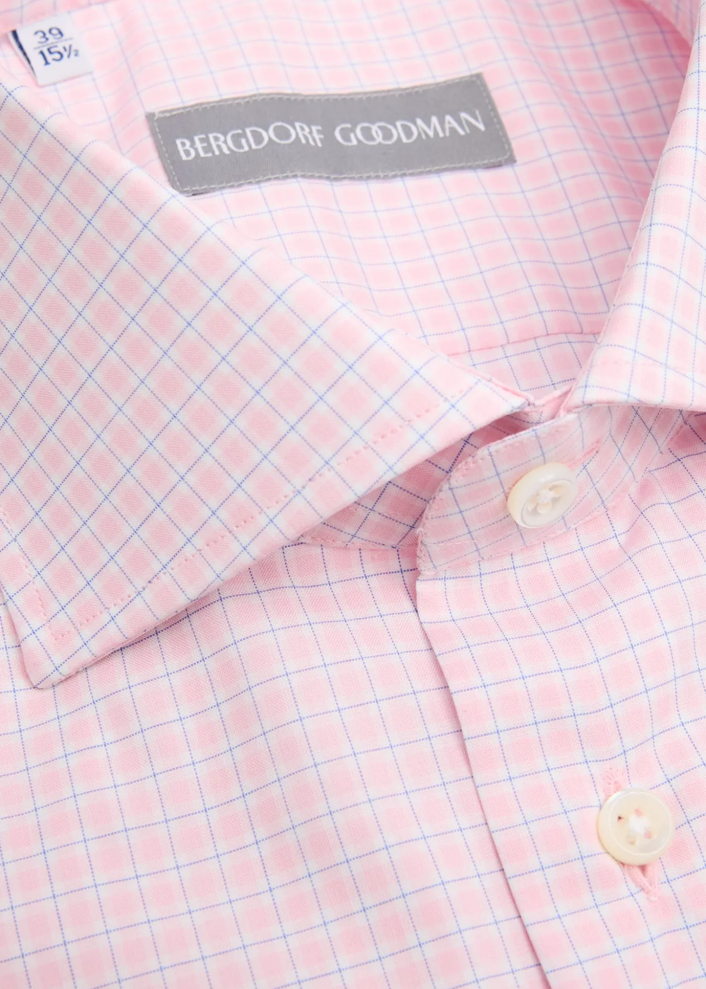 Bergdorf GoodmanMen's Mini Check Button-Front Dress Shirt