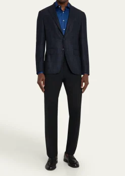 Bergdorf GoodmanMen's Deerskin Flex-Sole Penny Loafers