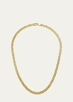 Bergdorf GoodmanMen's 14K Yellow Gold Large Cuban Chain Necklace, 18