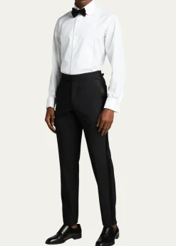 Bergdorf GoodmanMen's Pique Bib-Front Tuxedo Shirt