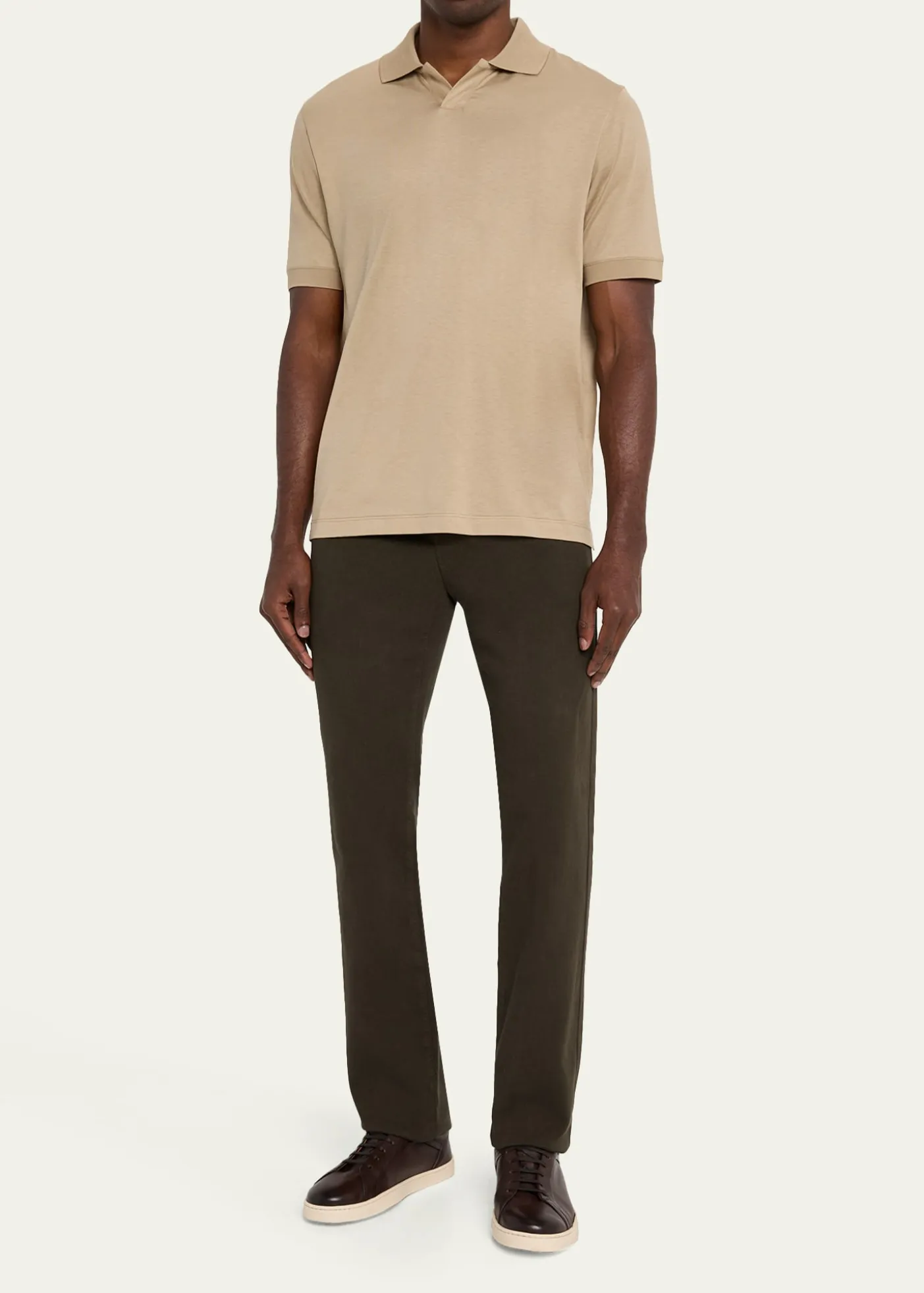 Bergdorf GoodmanMen's Soft Leather Low-Top Sneakers