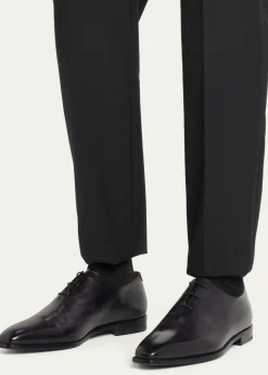 BerlutiMen's Alessandro Demesure Leather Oxfords