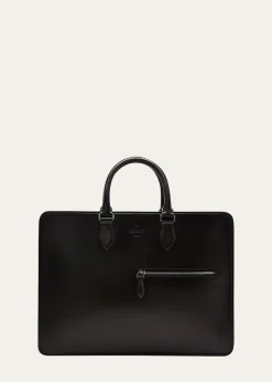 BerlutiMen's Deux Jours Leather Briefcase