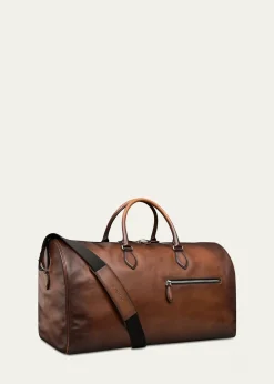 BerlutiMen's Jour Off Leather Travel Bag, L