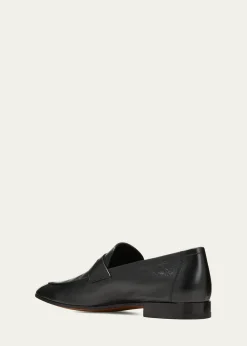 BerlutiMen's Lorenzo Kangaroo Leather Loafers