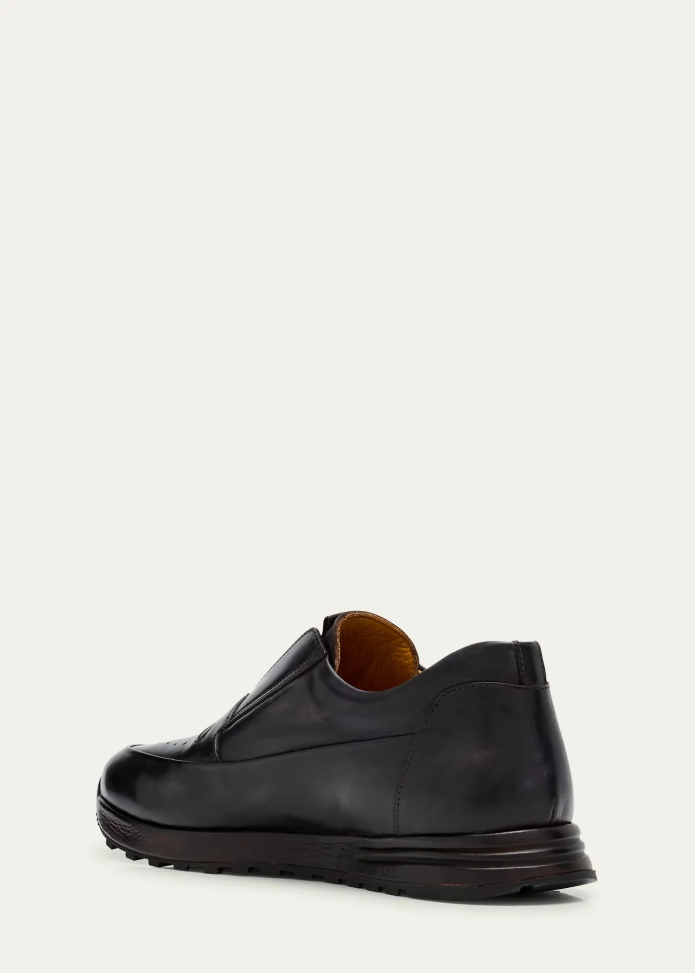 BontoniMen's Amabile Soft Leather Slip-On Sneakers