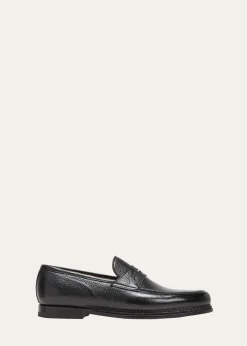 BontoniMen's Savarese II Deerskin Penny Loafers